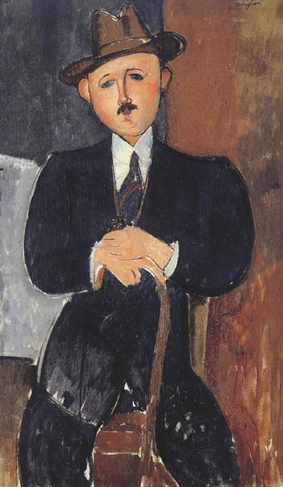 Amedeo Modigliani Seated Man with a Cane (mk39)